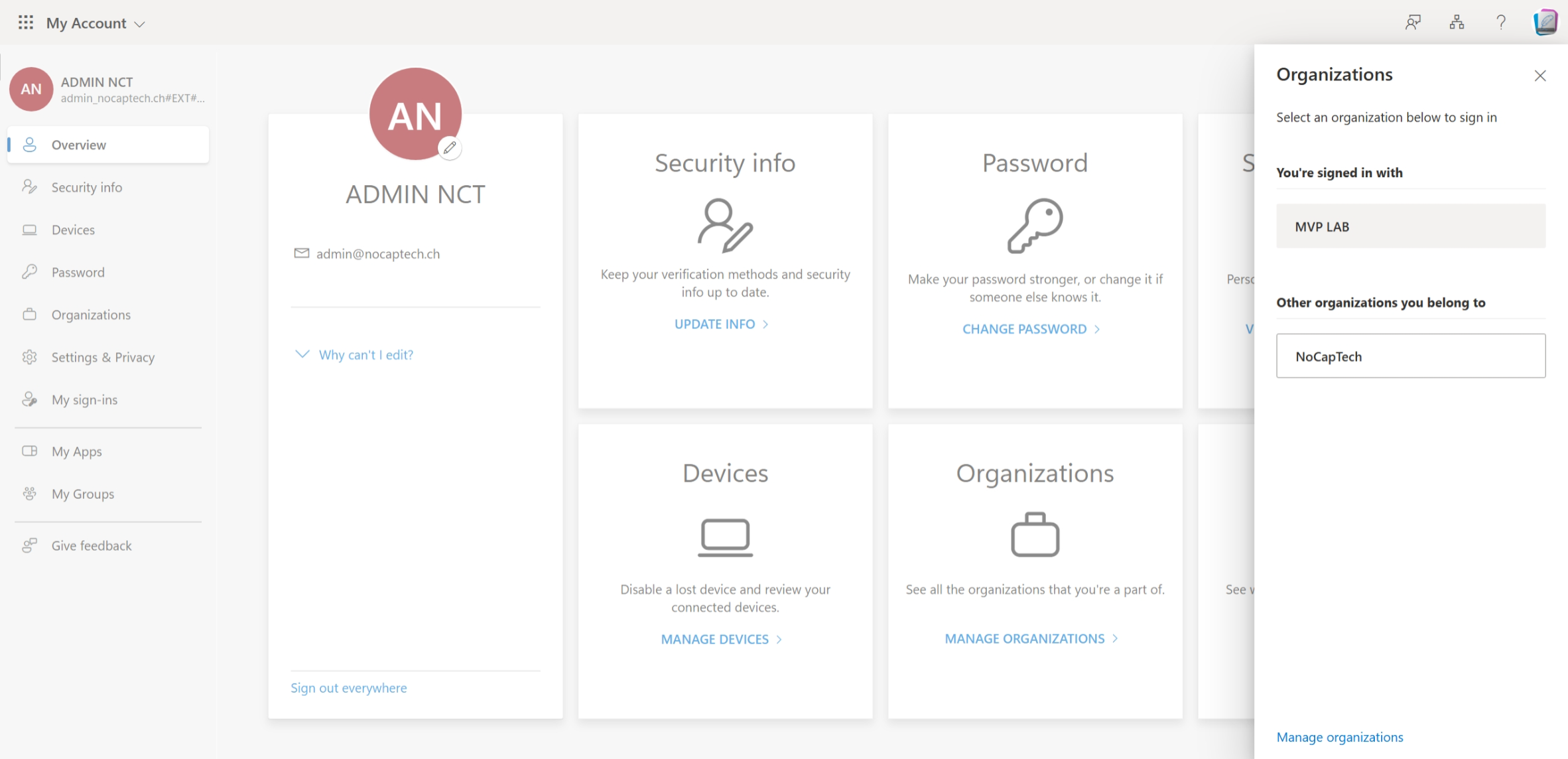 Sign-in directly into the org where the user is a guest. Note that the user name includes #EXT#.