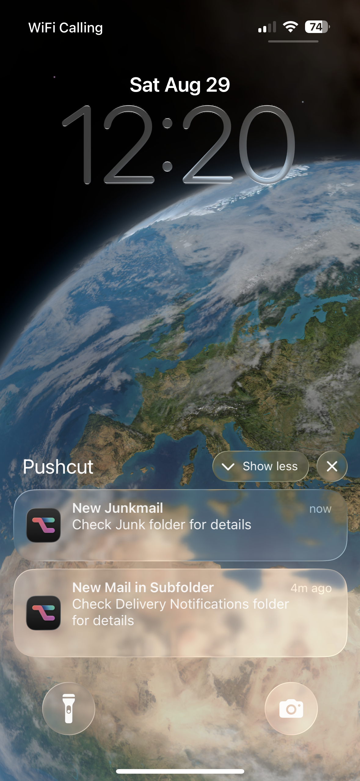 Pushcut notifications in iOS notification center