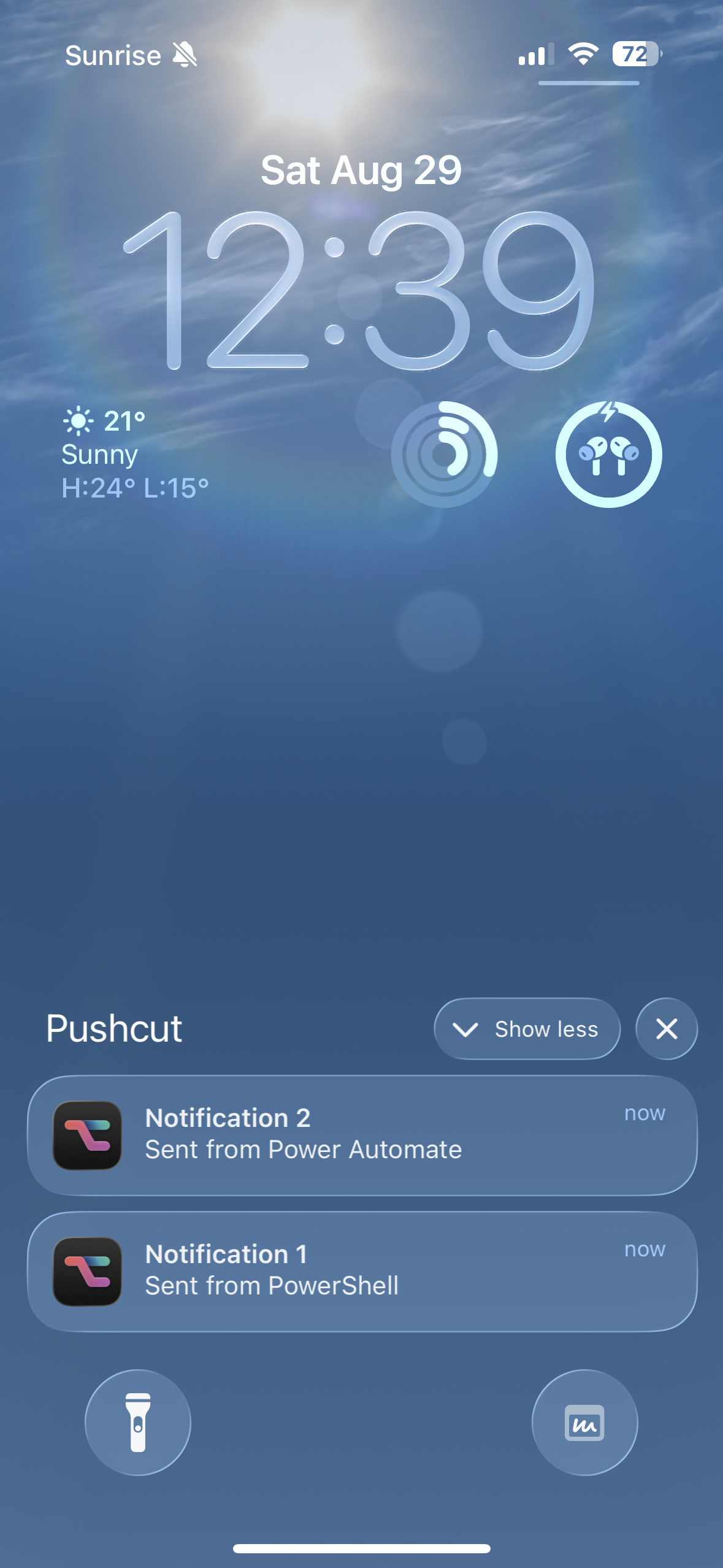 Text is different based on payload received