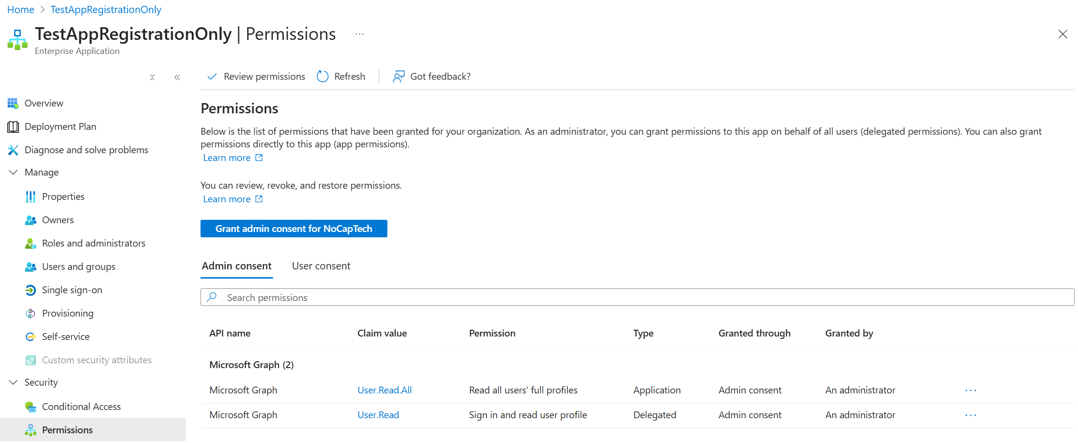 Multi-tenant app in customer tenant