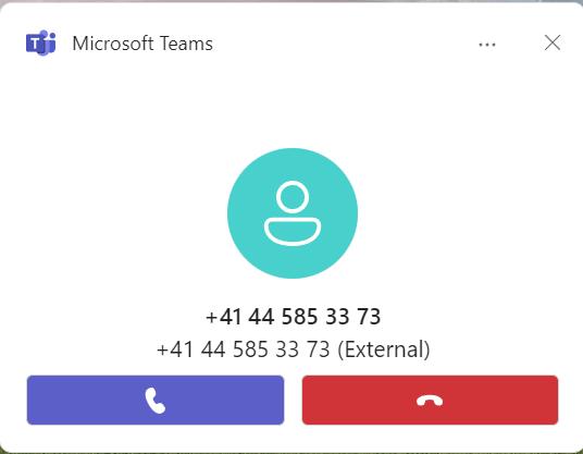 (External) string suffix in new Teams